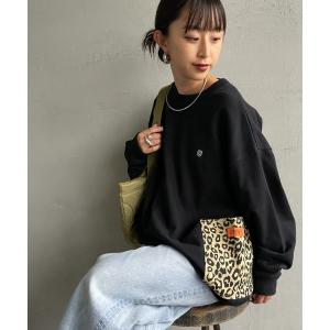 トレーナー スウェット 「UNIVERSAL OVERALL/ユニバーサルオーバーオール」 別注 レオパードポケット カバーオールスウェット レディー