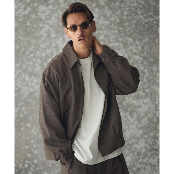 コート ジャケット mj11160- Wool-like Sharky Worker Jacket ...