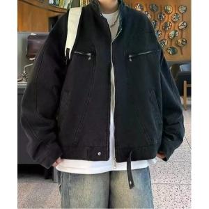 デニムジャケット gジャン /ZIPポケット デニムジャケット/ メンズ レディース