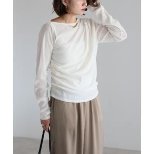 tシャツ シアーベロアオフショルタックプルオーバー レディース｜ZOZOTOWN Yahoo!店