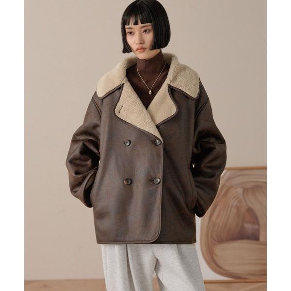 ムートンコート ボアコート ムートンジャケット  580818 レディース