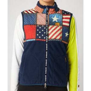 ベスト ジレ 「Loudmouth/ラウドマウス」レディース中綿フリースベスト　ゴルフ レディース