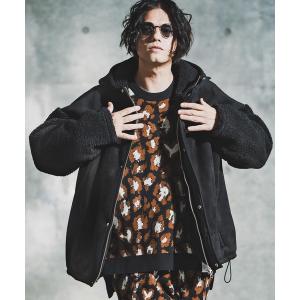 コート ジャケット mj11096-Boa ＆ Mouton Panel Hoodie Jacket ボア×フェイクムートンフーデッドジャケット(19