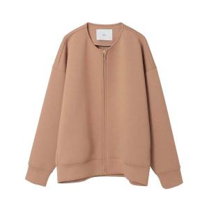 ブルゾン アウター ダンボールジャージZIPブルゾン レディース