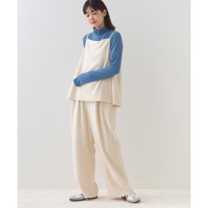セットアップ フェルトキャミソール＆ワイドパンツ2WAYセットアップ レディース