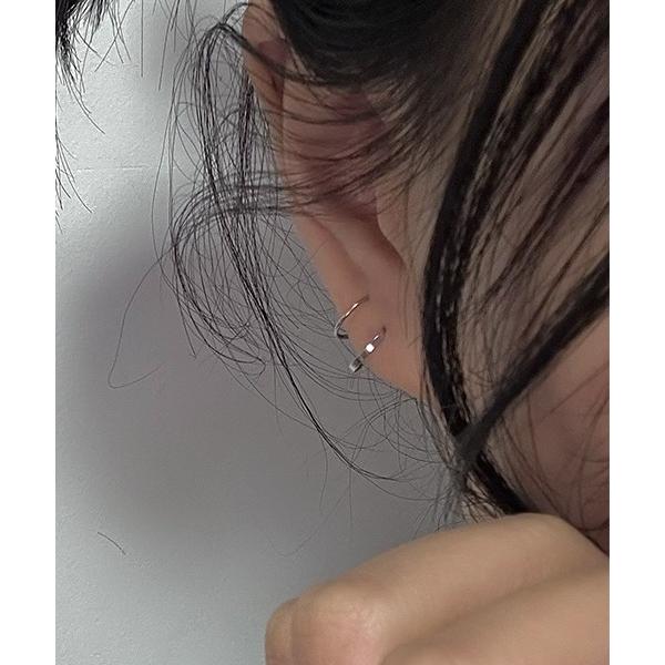 ピアス 巻きつきペアピアス/両耳用(LEY) メンズ レディース