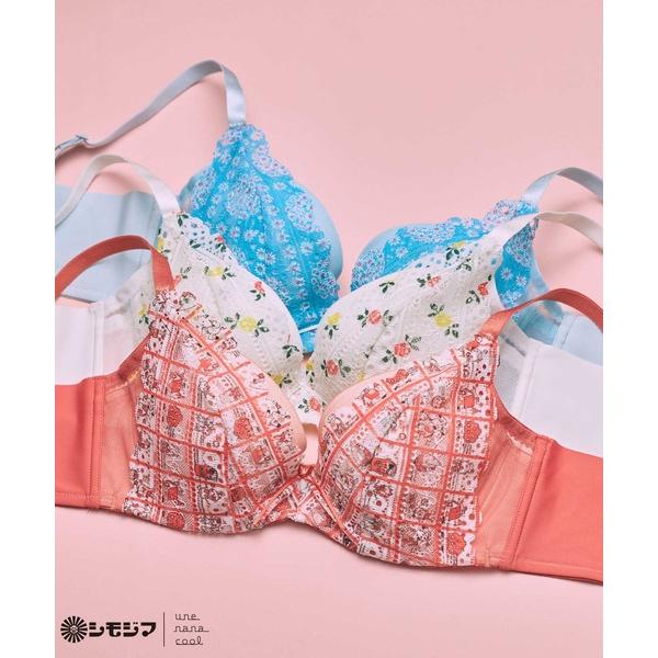 ブラジャー MADE WITH シモジマ さあ、わたし レース 脇高ブラジャー