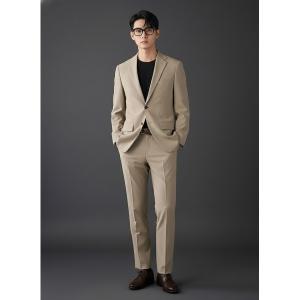 セットアップ 「WASH set up」WEB限定セットアップスーツ「utilityモデル」無地　ベージュ メンズ