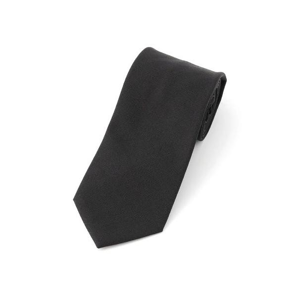 ネクタイ スーツ生地ネクタイ「日本製/WOOL100％」無地　ブラウン