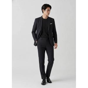 セットアップ 「WASH set up」WEB限定セットアップスーツ「utilityモデル」無地　ブラック メンズ