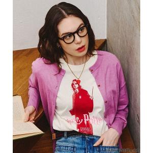 OKIRAKU（オキラク） tシャツ 半袖 (OKIRAKU x ROSE BUD)MESH METARIC