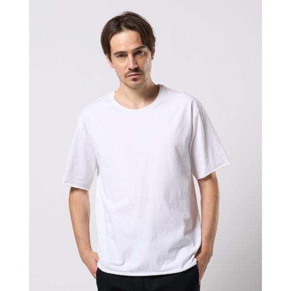 tシャツ wide cut-off crew-neck S/S メンズ