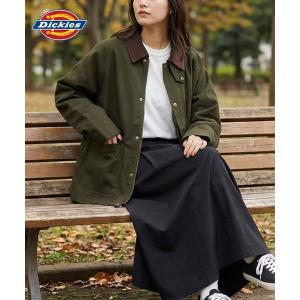 ブルゾン アウター Dickies/ディッキーズ 襟コーデュロイ ダックキャンバス ワークジャケット メンズ レディース