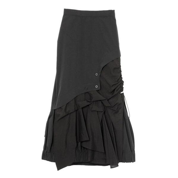 スカート 「UN3D./アンスリード」PATTERN MIX SHIRT SKIRT/パターンミック...