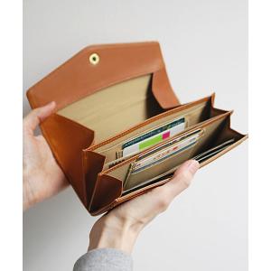 財布 「本革 見やすい小銭入れ」CL3795 TRONC FLAP WALLET レディース メンズ