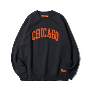 トレーナー スウェット 「UNIVERSAL OVERALL」T/C SWEAT CHICAGO FLOCKY PRINT / フロッキープリント裏起