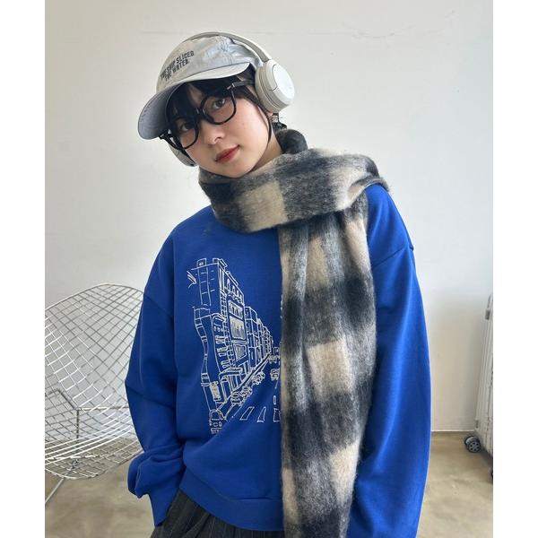 マフラー 「ユニセックス」シャギーボリュームアソートマフラー メンズ レディース
