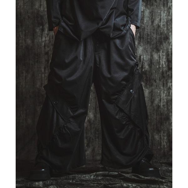 カーゴパンツ mp14216- サイドギャザーワイドカーゴPT パンツ(457006-344P) メ...