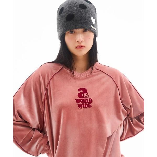 トレーナー スウェット A'GEM/9 × .kom 「AMESWORLDWIDE/アメスワールドワ...