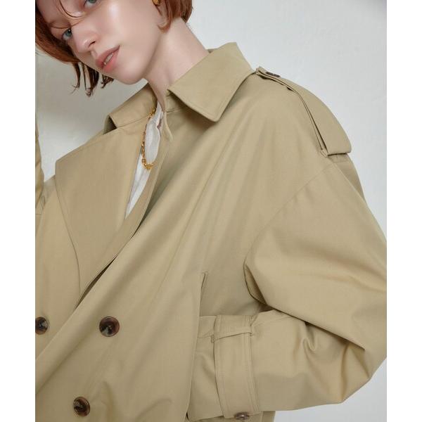 トレンチコート コート トレンチブルゾン レディース