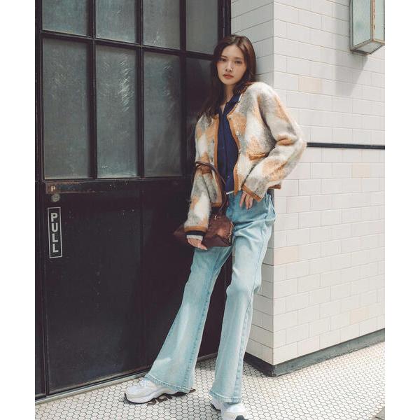 カーディガン 「青島心さん着用」シャギーニットジャケット / 1215274003 レディース