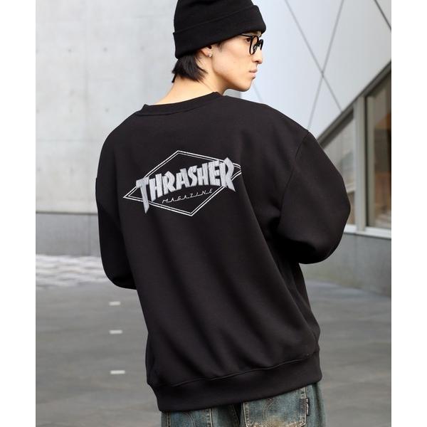 トレーナー スウェット 「THRASHER/スラッシャー」裏起毛 アソート カスレクラックプリント ...