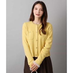 カーディガン ミニブークレーカーディガン/洗える レディース