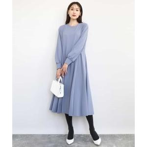 ワンピース ツイルジャージーワンピース/洗える