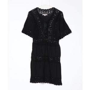 「nanette lepore」 ニットワンピース M ブラック レディース