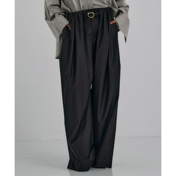 パンツ Super120s Wool Relax Trousers｜ストレッチ/細見え/秋服 レディ...