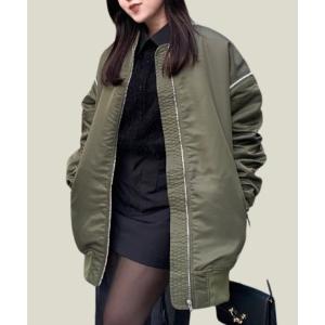 「LEANN MOMENT」 ブルゾン フリー カーキ レディース