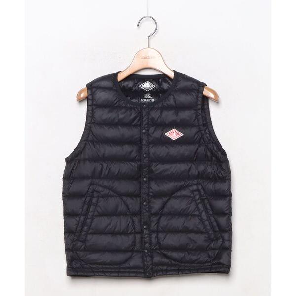 「DANTON」 ダウンベスト 34 ブラック レディース