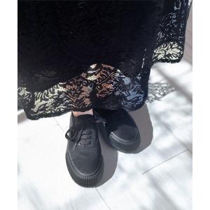 「SLACK FOOTWEAR」 ローカットスニーカー 26.5cm ブラック レディース