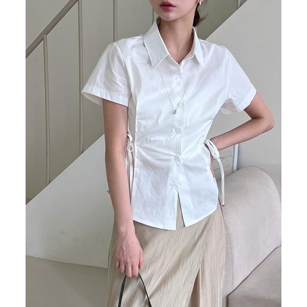 「by muni:r」 半袖ブラウス FREE アイボリー レディース