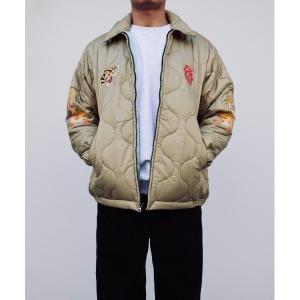 スカジャン HOUSTON / NYLON VIETNAM JACKET TIGER/MAP/ 51511 / 51512 メンズ レディース