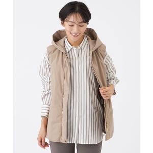 グレイスメモリーフーデッドジレ