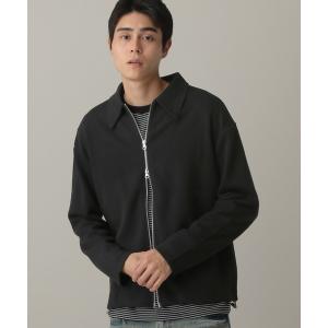 ブルゾン アウター LAND MUSEUM／リブＺＩＰＵＰ メンズ