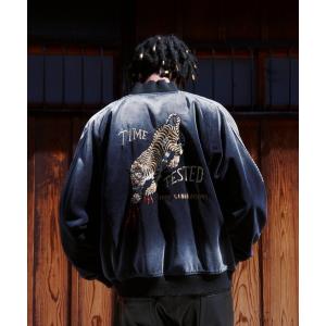 Schott スカジャン Mサイズ ネイビー/シルバー schott（スカジャン）のフリマアイテム一覧
