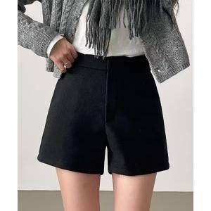 パンツ YUGA_YGMC　　Wool touch shorts　pants レディース