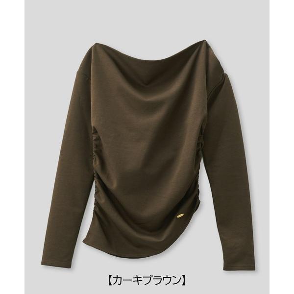 tシャツ 2WAY ドレープ アシンメトリー ヘム プルオーバー ( セットアップ可 ) KINO ...