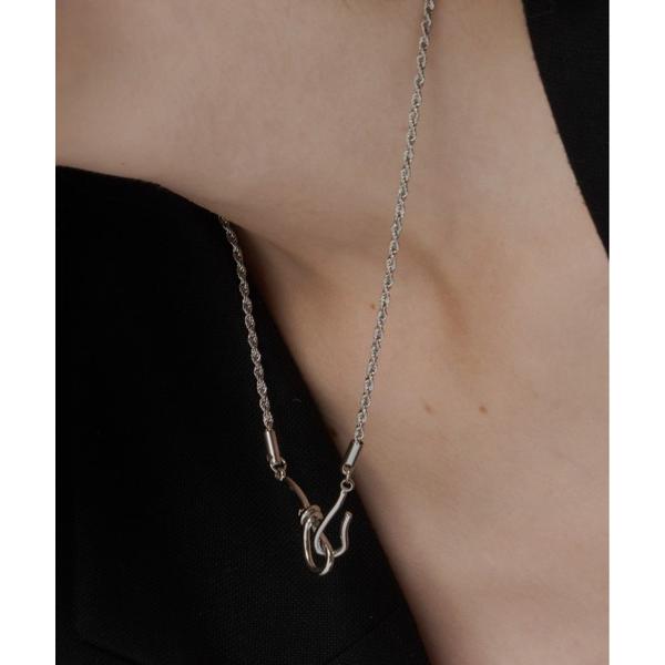 ネックレス 「Su1.」「金属アレルギー対応」「ステンレス」ツイストチェーンフックネックレス レディ...