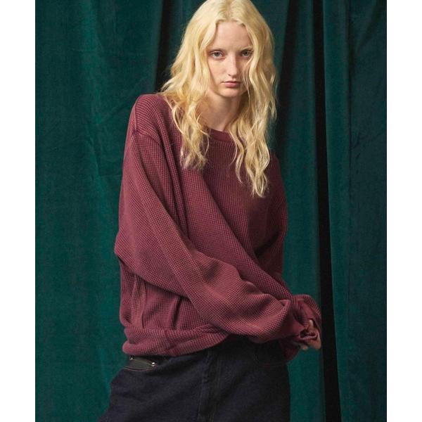 tシャツ 「UNISEX」Prime-Over Crew Neck Long Sleeve Waff...