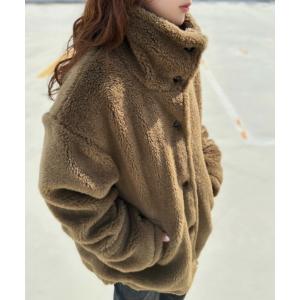 ブルゾン アウター 「notch. by KASUMI」 ボアスタンドジャケット レディース