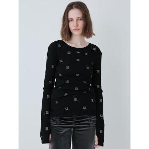 tシャツ S Motif Jewelry Long T-shirt/SモチーフジュエリーロングTシャツ レディース