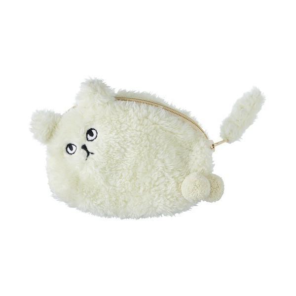 ポーチ AND PACKABLE ニャンタマ ボアポーチ レディース