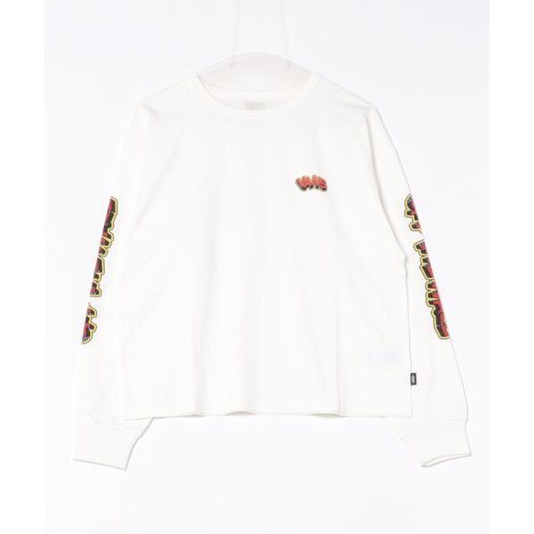tシャツ VANSアパレル(WJ) ヴァンズ W Checker Logo L/S Tee ロングス...