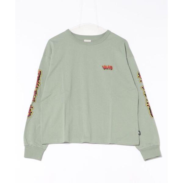 tシャツ VANSアパレル(WJ) ヴァンズ W Checker Logo L/S Tee ロングス...