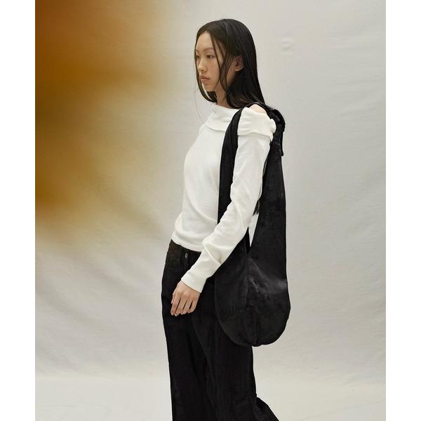 ショルダーバッグ バッグ anggae/アンゲ  TIED COCOON SAC 光沢 ショルダーバ...