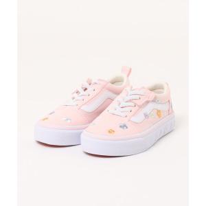 スニーカー VANS ヴァンズ 17-22(H) OLD SKOOL オールドスクール V36PS EB.FLW PNK/WHT/FLW
