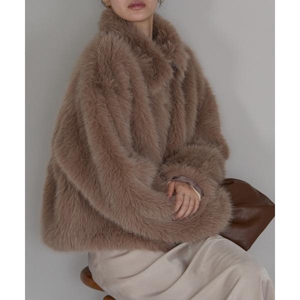 コート アウター ファーブルゾン ショートコート レディース